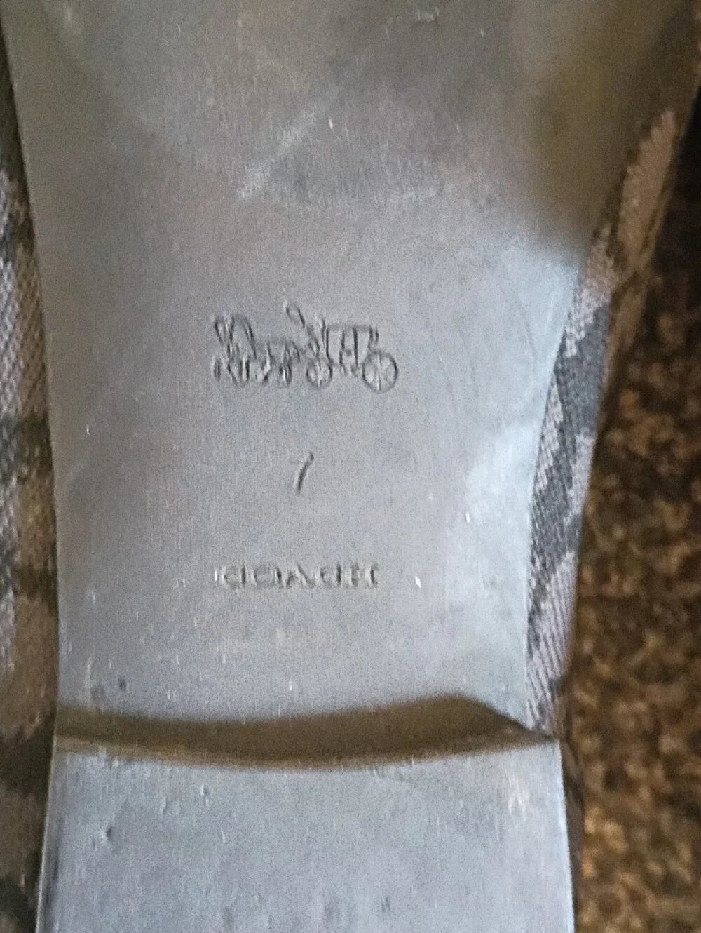 Coach Harling Signature Logo Loafers in Black/Grey Size 7
